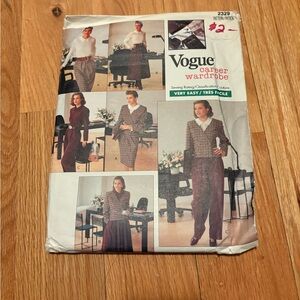 Vintage Vogue Pattern - Office Wear
